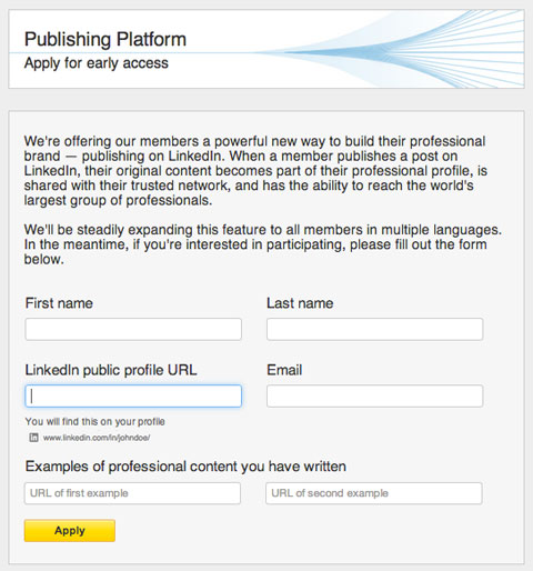 publisher application