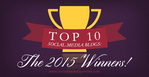 top social media blogs of 2015 winners