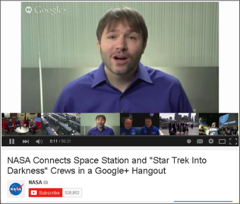 nasa q&a hangout on air