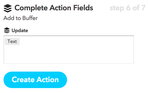 ifttt create action button
