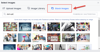 facebook ad image library