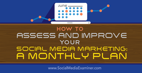 monthly plan for social media marketing assessmemts