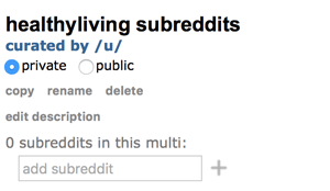 add subreddits to multireddit