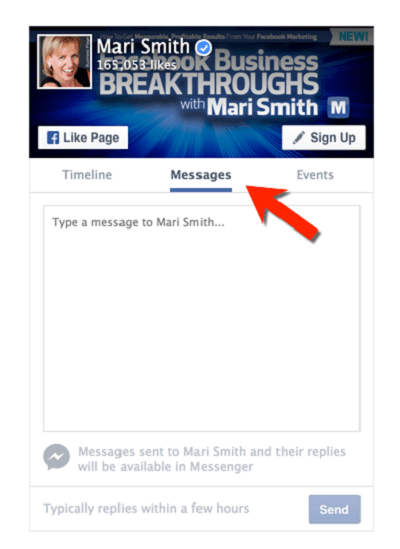 how to add business page to messenger