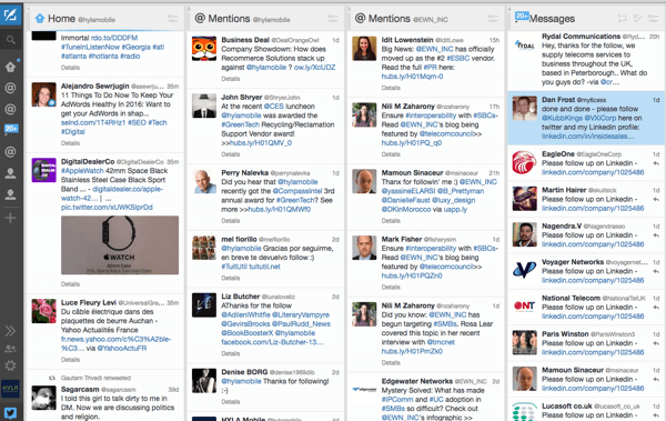 tweetdeck dashboard