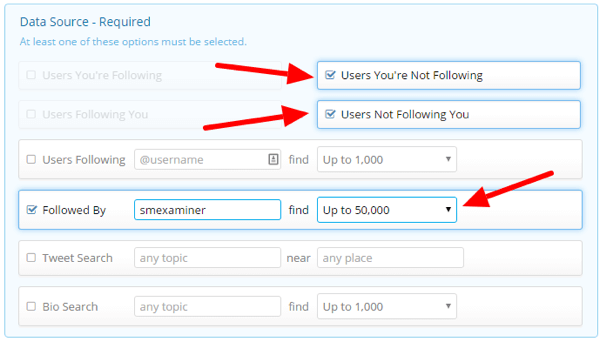 manageflitter power mode data source