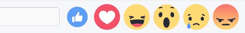 facebook live video reactions