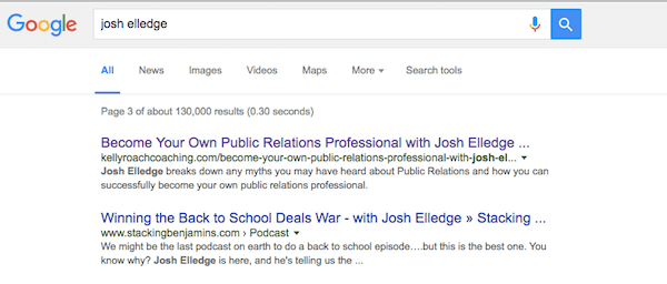 josh elledge google search