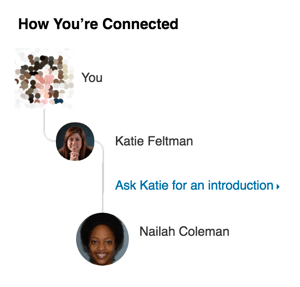 linkedin how you are connected