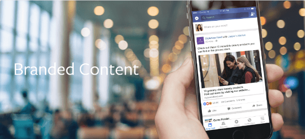 facebook branded content policy update