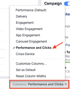 facebook ads performance and clicks