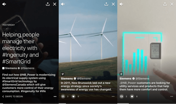 Use Twitter Moments to tell stories in new and interesting ways.