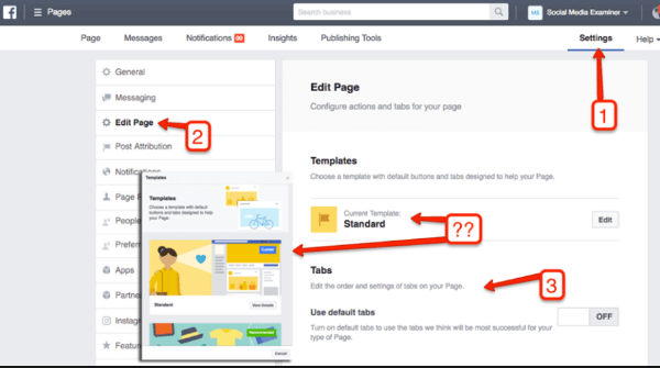 Here's how to change your Facebook Page layout using Business Manager.