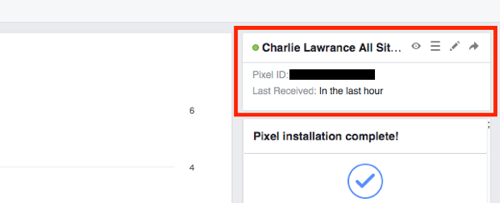 Find your pixel ID in your Facebook Ads Manager.