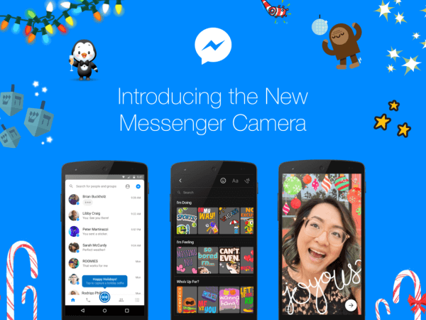 Facebook announced the global launch of a new powerful native camera in Messenger.