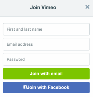 Allow website visitors to register with Facebook Login.