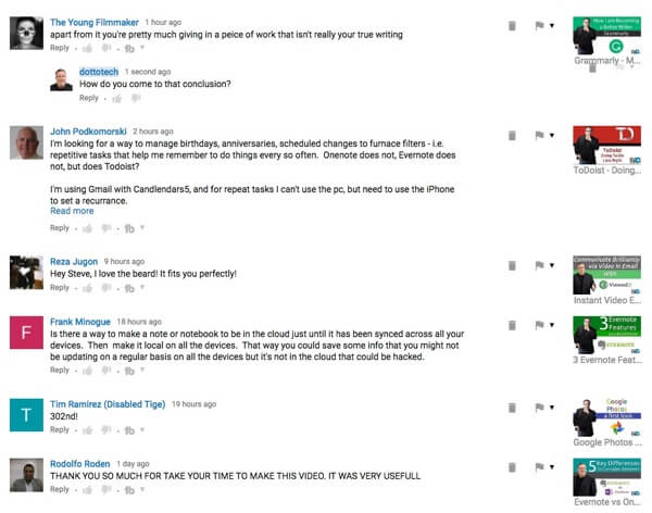 YouTube's new comment features allow for a more dynamic conversation thread on videos.