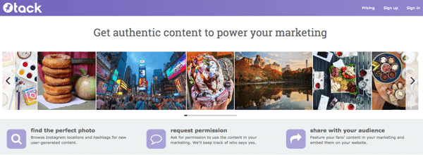 Tack helps businesses collect user-generated content easily and lawfully.
