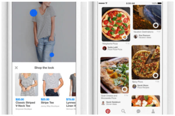 Pinterest also rolled out two new buttons, Shop the Look and Instant Ideas, to make it easier than ever to find ideas across Pinterest and from the world around you.