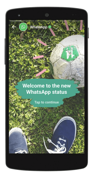 WhatsApp Status shares photos and videos in an easy and secure way.