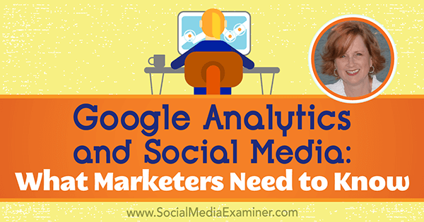 Google Analytics and Social Media: What Marketers Need to Know featuring insights from Annie Cushing on the Social Media Marketing Podcast.