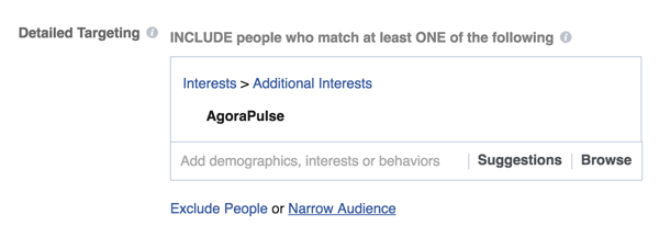 You can target your Facebook ads to people who are interested in a specific company.