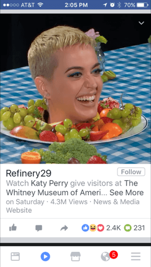 facebook mobile video with a square aspect