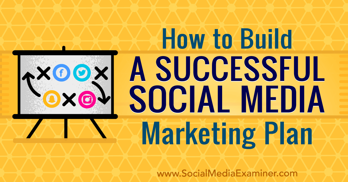 How to Build a Successful Social Media Marketing Plan by Pierre de Braux on Social Media Examiner.
