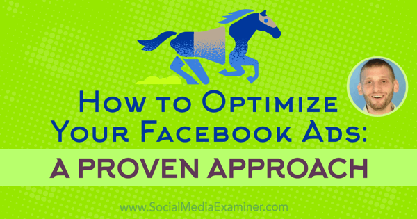 How to Optimize Your Facebook Ads: A Proven Approach featuring insights from Azriel Ratz on the Social Media Marketing Podcast.