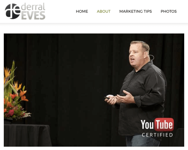 Derral's agency helps optimize his clients' lead-generation videos on Google.