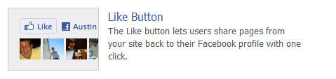 facebook like button