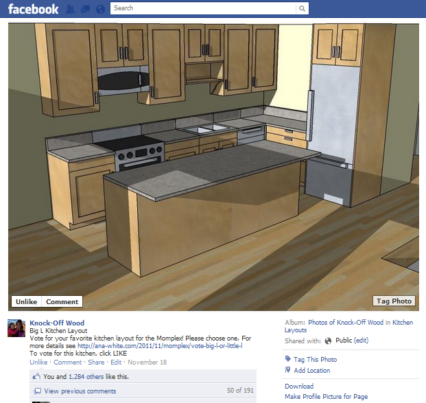 facebook kitchen voting