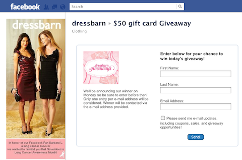 dressbarn sweepstakes