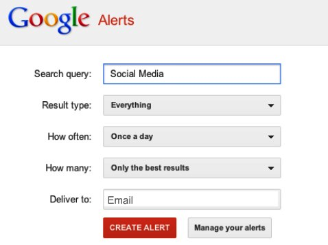 google alerts