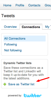 save as twitter list