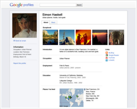 google profile