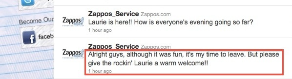 zappos twitter