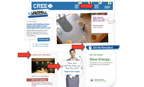 cree home page