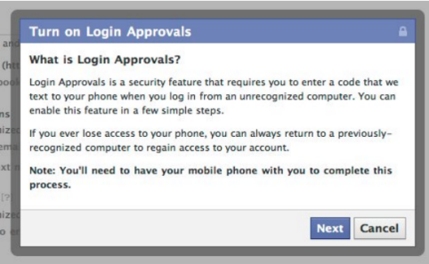 facebook login approvals