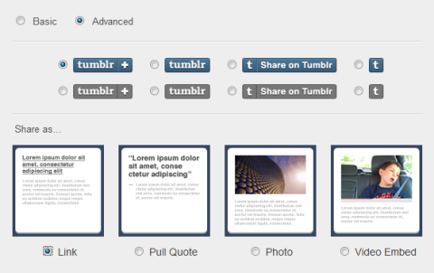 tumblr buttons