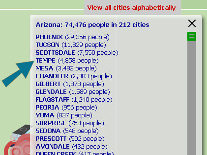 twellowhood city list