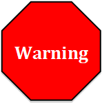 warning