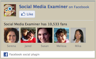 social media examiner on facebook