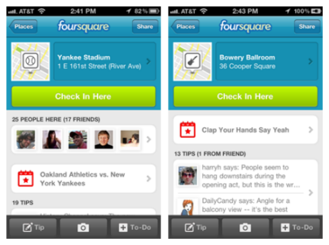 foursquare events