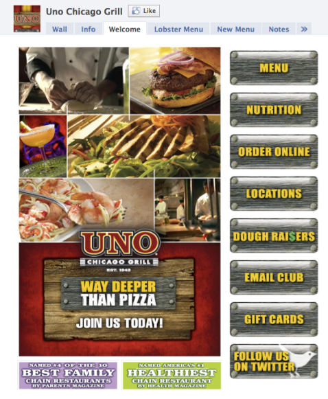 unos welcome tab