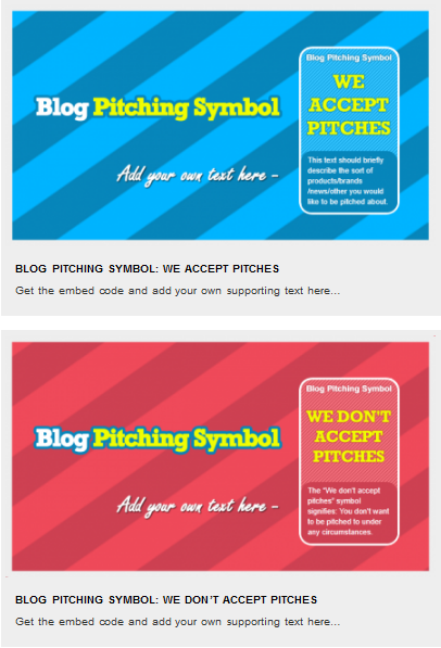 blog pitching symbol