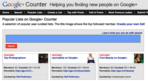 counter google+