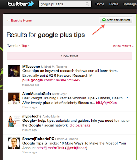 Google + Tipps