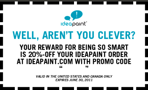 idea paint coupon