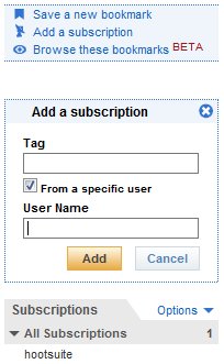 Delicious Subscriptions